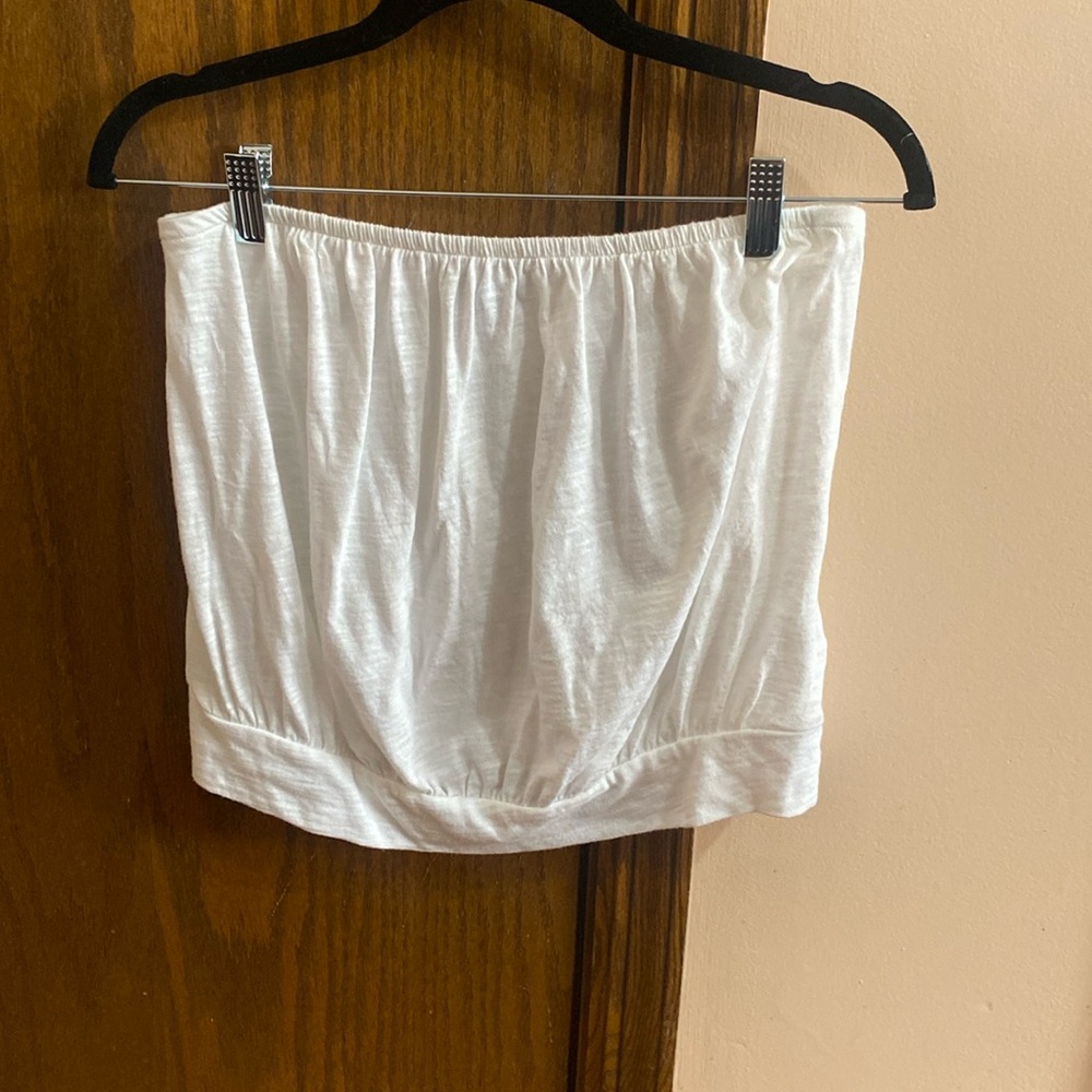 Express white size medium tube top
